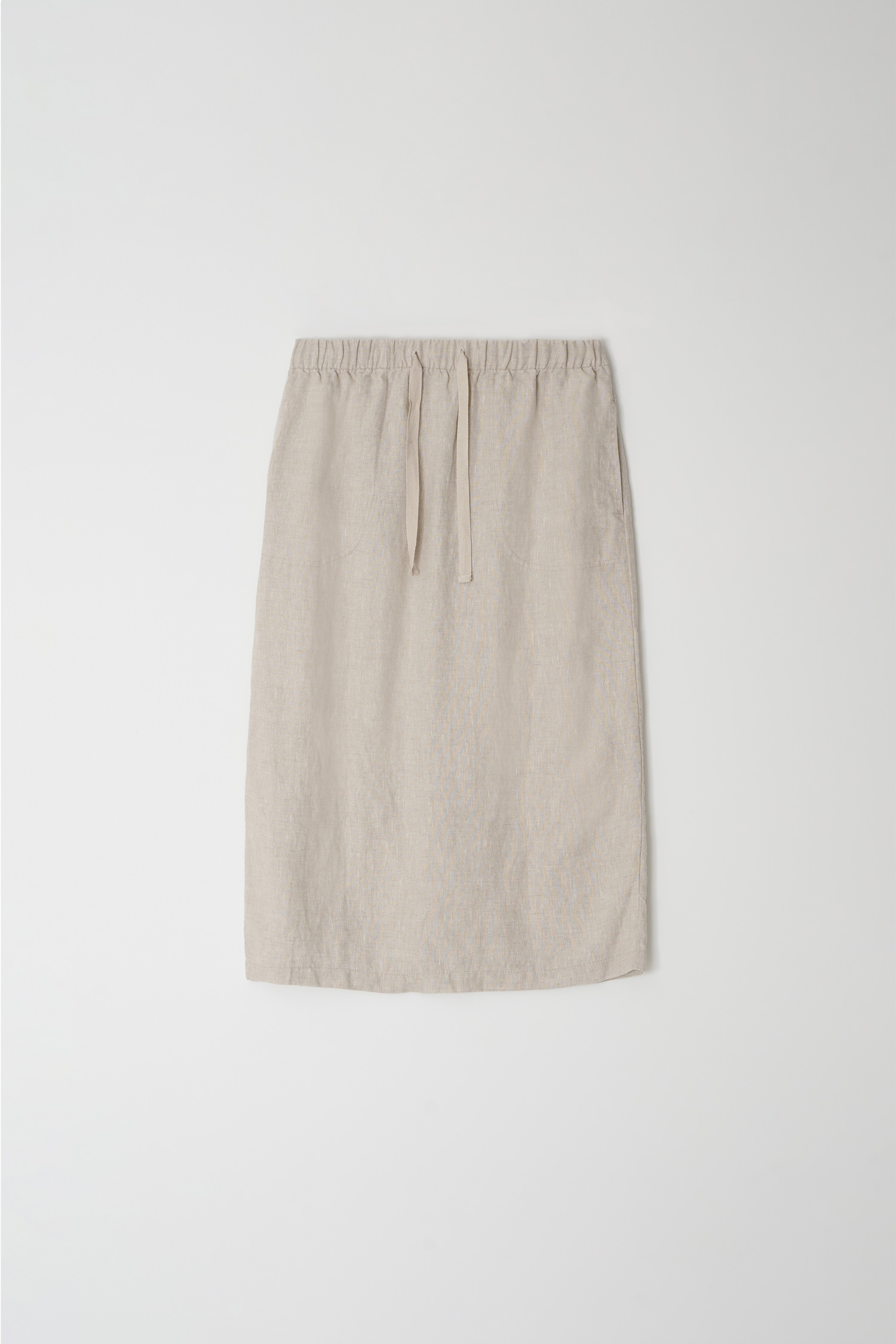 linen band skirt